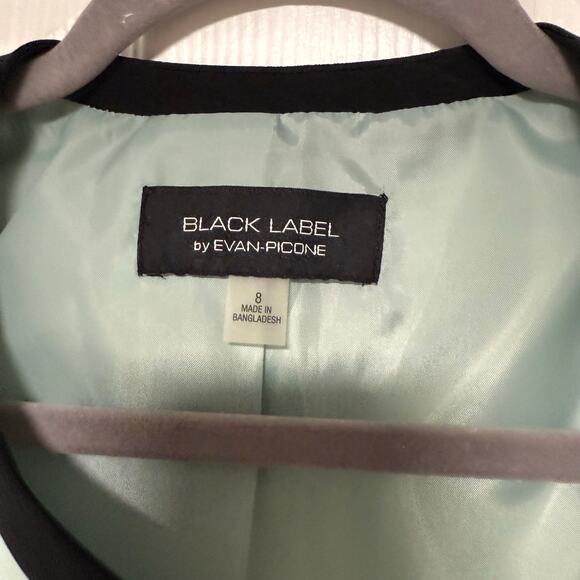 Black Label by Evan Picone  Women's 2 Pcs. Dress Size 8 Jacket Suit Size 12 - Picture 10 of 16